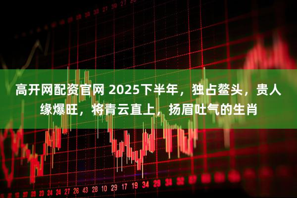 高开网配资官网 2025下半年，独占鳌头，贵人缘爆旺，将青云直上，扬眉吐气的生肖