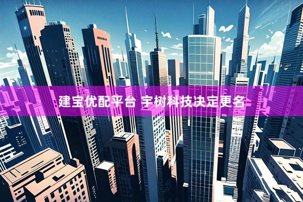 建宝优配平台 宇树科技决定更名